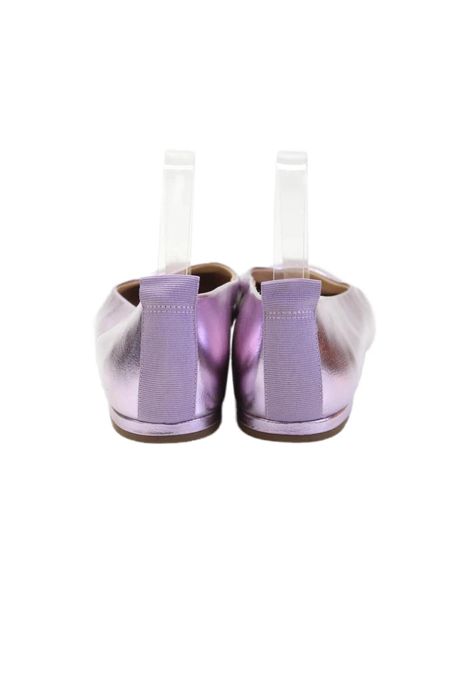 Franco Sarto Mujer Puntera Cuadrada Sin Cordones Metálicos Planos Rosa Talla 10 Foto 4 de 4