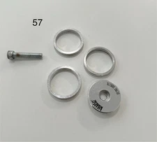 Vintage Aheadset Threadless Headset Top Cap + Bolt + 3x Spacers 1 1/8” 