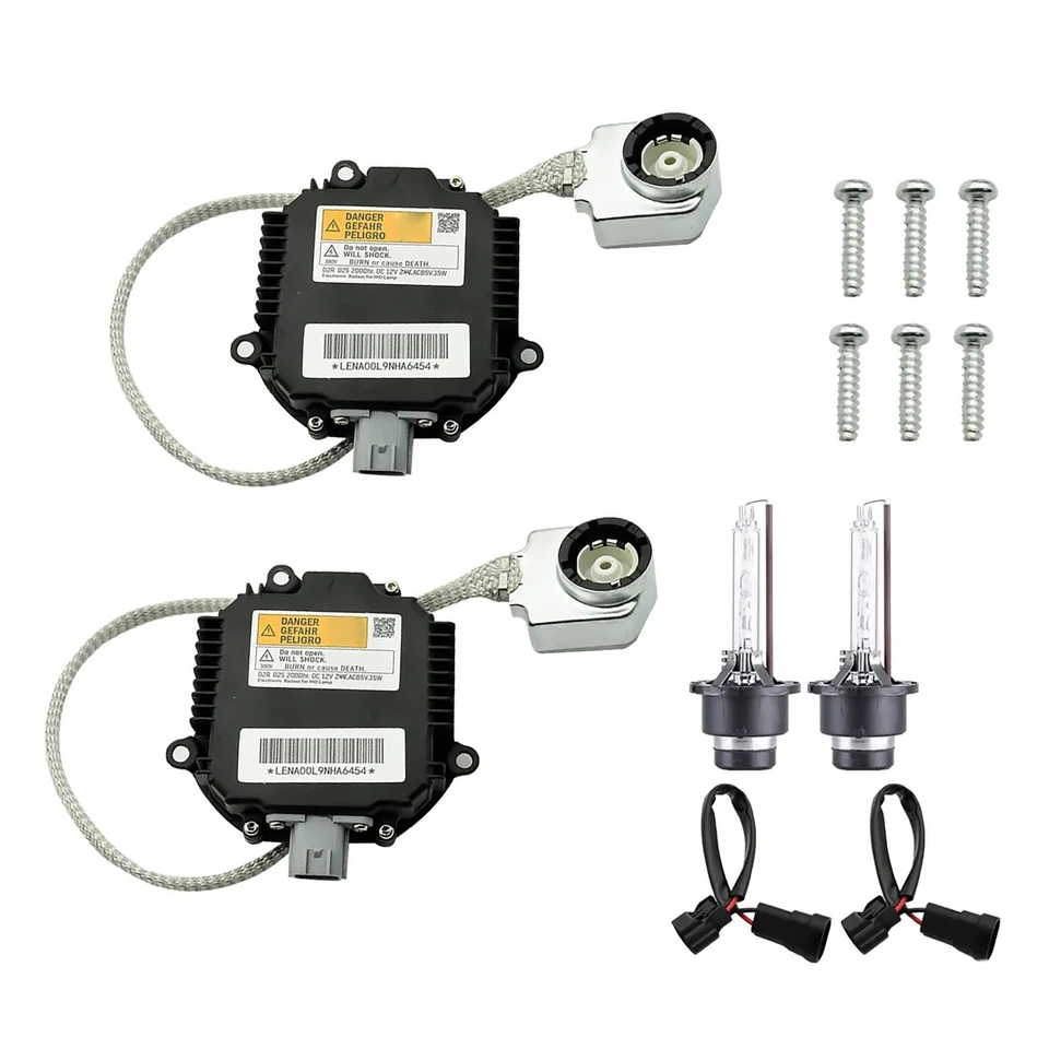 2pcs Xenon Ballast Igniter HID D2S Bulb Kit For Infiniti M37 M56 Q70 2005-2015 - Image 3 of 4