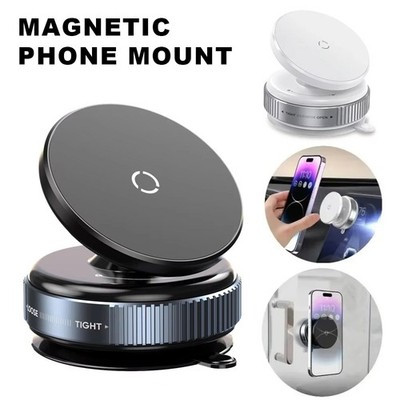 360 Vacuum Strong Magnetic Phone Holder Suction Cup Car Stand Foldable Car Mount