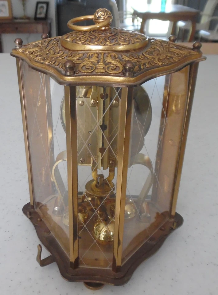 pendule mécanique LANCEL KERN SOHNE horloge fonctionne - Photo 4/4