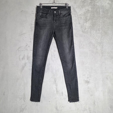 Levi's 710 Womens Super Skinny Jeans Sz 28 Faded Gray