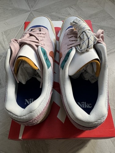 Nike Air Max 1 '87 PRM Grano/Naranja Resistente/Niebla Ciruela - Talla UK11 - Imagen 5 de 11