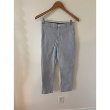Vineyard Vines Striped Seersucker Pants Kids Size 12 Blue White Classic Fit