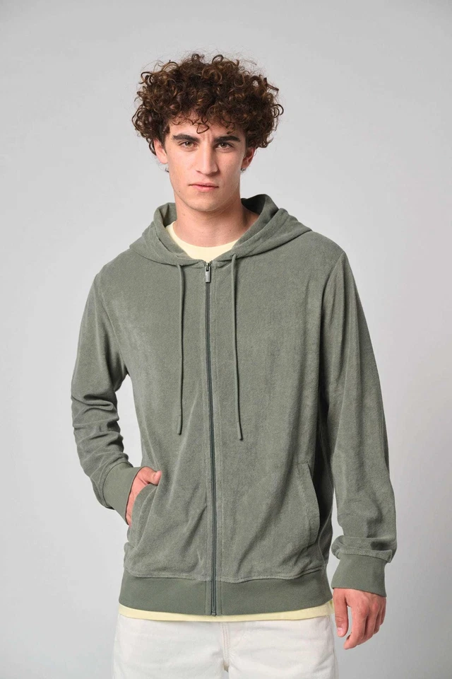 Umweltfreundliches Kapuzensweatshirt aus Frottee mit Reißver | Native Spirit |  - Bild 1 von 1