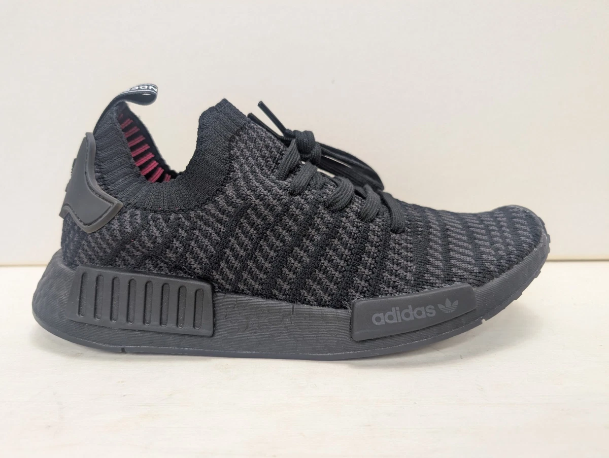 adidas NMD_R1 Primeknit STLT Triple Black for Sale | Authenticity  Guaranteed | eBay