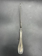 Vintage WR Ornate Twisted Butter Knife Spreader Silverplate Antique