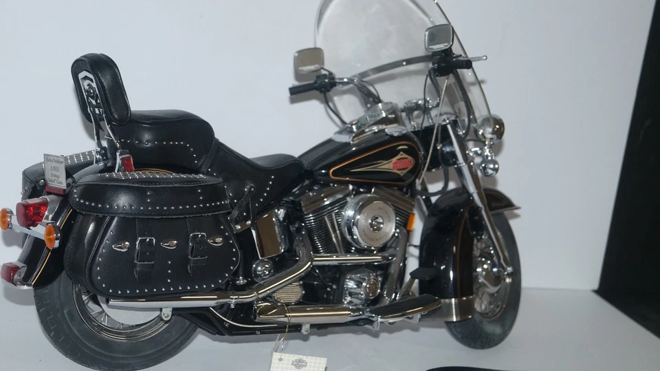 RARA MOTOCICLETA HARLEY DAVIDSON ESCALA 1:5 Heritage Softail de Franklin como nueva Foto 4 de 4