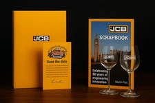 JCB 80th Anniversary Gift Set Limited Edition Wine Set Ticket Book New Sealed