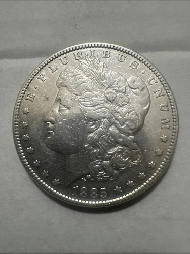 1885 AU Morgan Silver Dollar 90%  Morgan Dollar Are Best ForThe Silver Collector