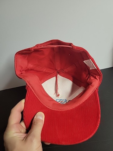 Sombrero Snapback ALCOA Pana Roja Años 80 De Colección - Imagen 4 de 8