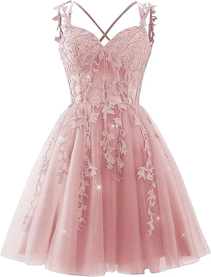 short hot pink prom dress products for sale | eBay