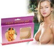 Silicone Nipple Covers Adhesive Sticky Invisible Bra Pad Reusable - 10 Pair