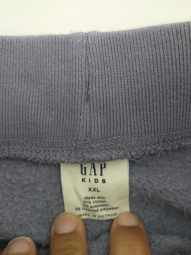Gap Pants Girls XXL 2XL Purple Jogger Sweatpants Logo Kids 26*26 - Picture 3 of 6