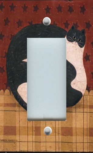 WARREN KIMBLE FAT CAT STARS CHECKS immagine interruttore luce copertura piastra uscita parete - Foto 12 di 26
