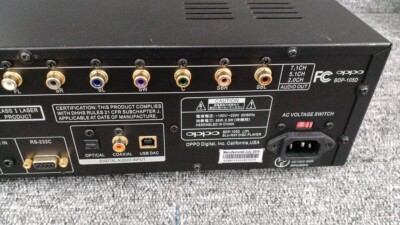 OPPO BDP-105D JP Blu-ray Disc Player Black w/ Remote Control