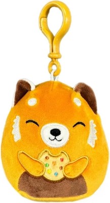 Squishmallows  Clip-on Seth the Red Panda with Cookie  3.5''