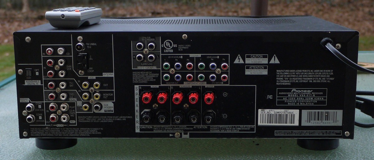 Pioneer AVアンプ　VSX-517 Pioneer VSX-517K AV Receiver Preview