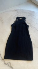 NWOT Lulu’s Black Lace Bodycon Sleeveless Mini Dress .XS