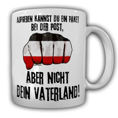 Aufgeben kannst du ein Paket bei der Post Deutschland Kaffee Tasse #22877
