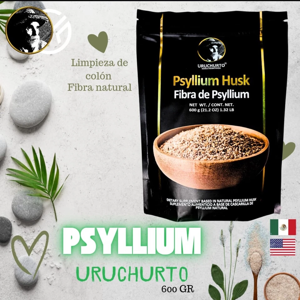 KIT URUCHURTO 3 PIEZAS CÁSCARA DE PSYLLIUM, CHAMPÚ, CITRATO DE MAGNECIO Foto 3 de 4