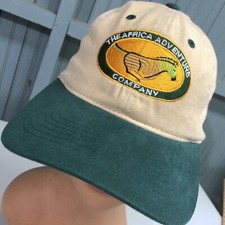 Africa Adventures Company Zebra Logo Strapback Baseball Cap Hat