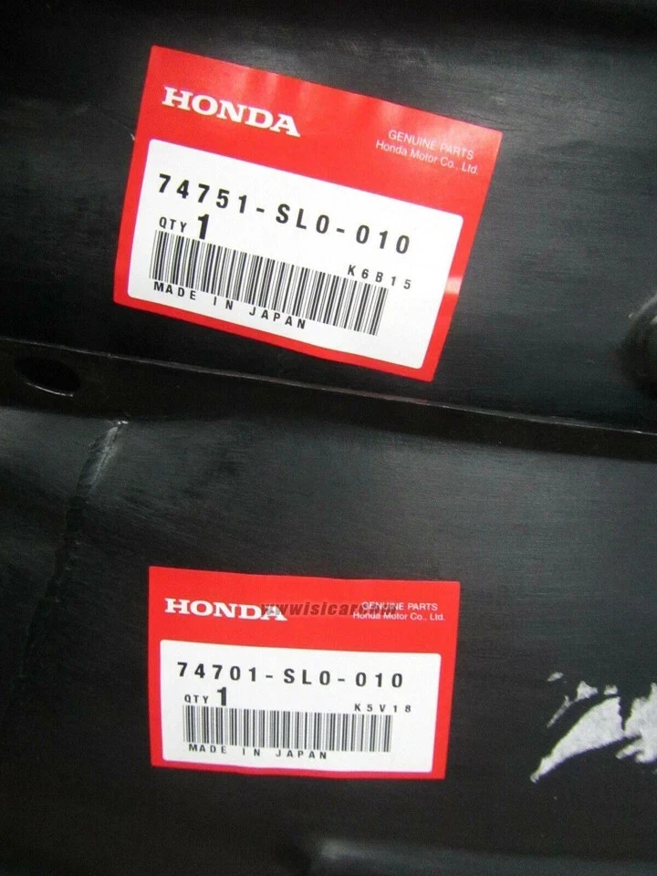 Juego de guardabarros interior trasero izquierdo y derecho genuino Honda Acura NSX NSX-R NA1 NA2 FABRICANTE DE EQUIPOS ORIGINALES Foto 2 de 2