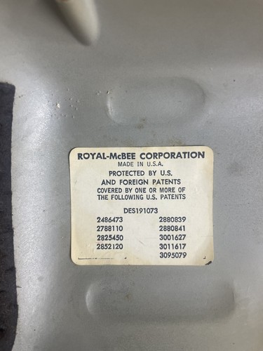 Vintage 1960er Royal Empress Elite 440 schwere Stahl Schreibmaschine Teile oder Reparatur - Bild 8 von 8