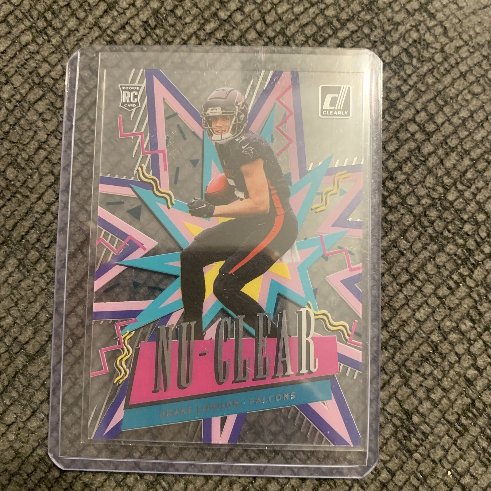 DRAKE LONDON - 2022 Panini Clearly Donruss ROOKIE NU-CLEAR SSP CASE HIT