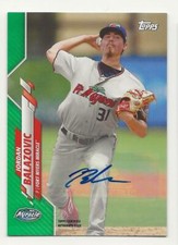 2020 Topps Pro Debut JORDAN BALAZOVIC Autograph Auto Green 24/99 Miracle #PD-138