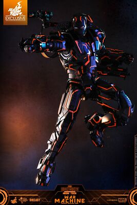 HOT TOYS 1/6 MMS553 NEON TECH Orange WAR MACHINE Diecast Figure