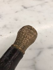 Antique 1800's Gold Fill, 35 inch Cane