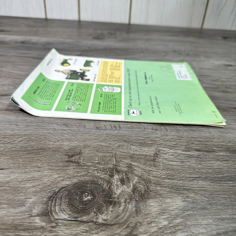 Vintage 1964 John Deere Tractors Genuine Parts Sales Catelog Brochure See Pics - Image 4 of 4