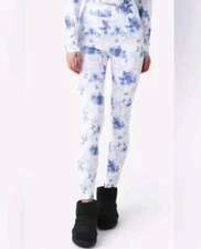 NWT LOVE SHACK FANCY BOGNER FIRE+ICE Base Layer Bottom Legging Cottage Flower XS