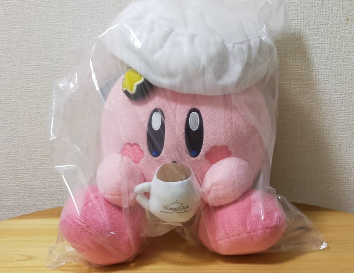RARE Kirby of the Stars Kirby Café Plush doll 2022 from JAPAN 17cm