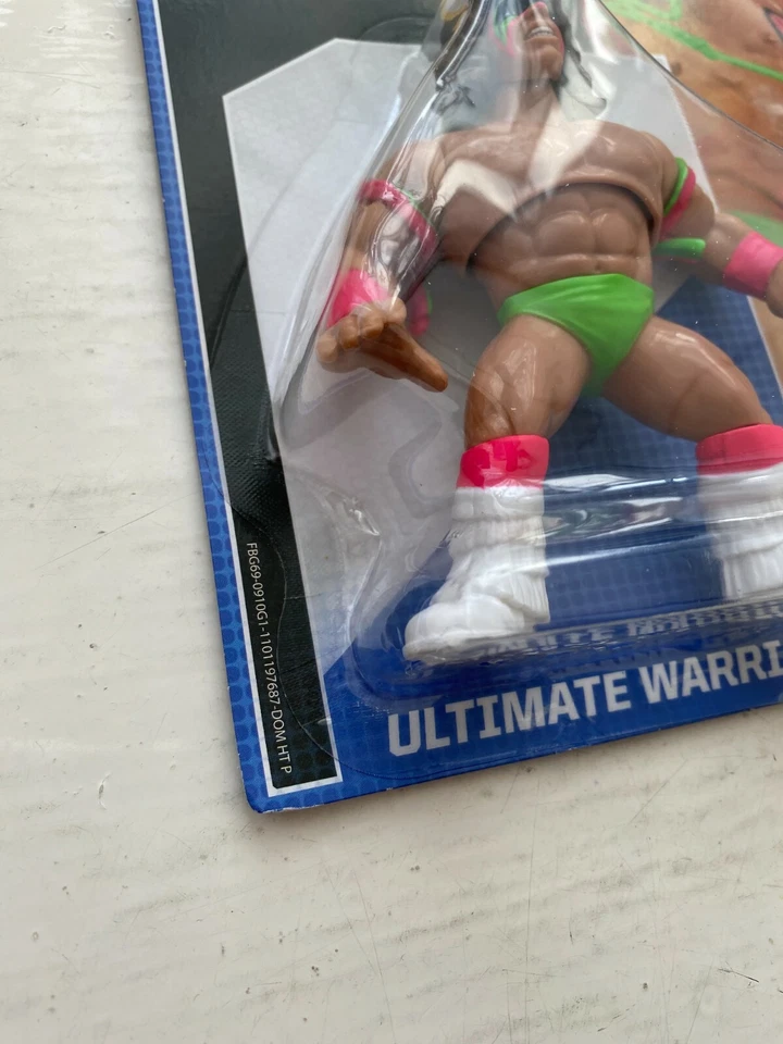Bnib Wwe Mattel Retro Serie 1 el Definitivo Guerrero Figura de Lucha Hasbro Wwf - Imagen 4 de 4