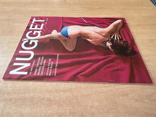 NUGGET THE MAN'S WORLD Magazine August 1963 Vol. 8 #4 PINUP HIGH GRADE FILE COPY - Picture 3 of 6