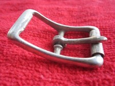 6 VINTAGE NOS NORTH JUDD 3/4" HAMES / HARNESS No.12427 CADMIUM ROLLER BUCKLES