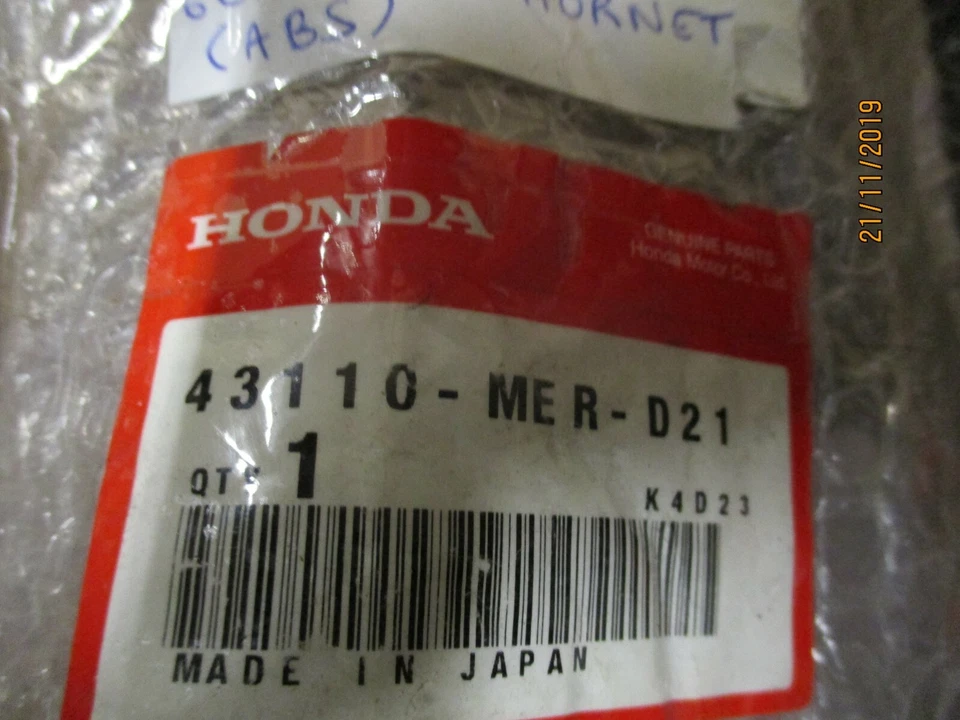 support d'étrier arrière neuf pour CB 600 F HORNET CBF 500 ABS réf 43110-MER-D21 - Photo 2/4