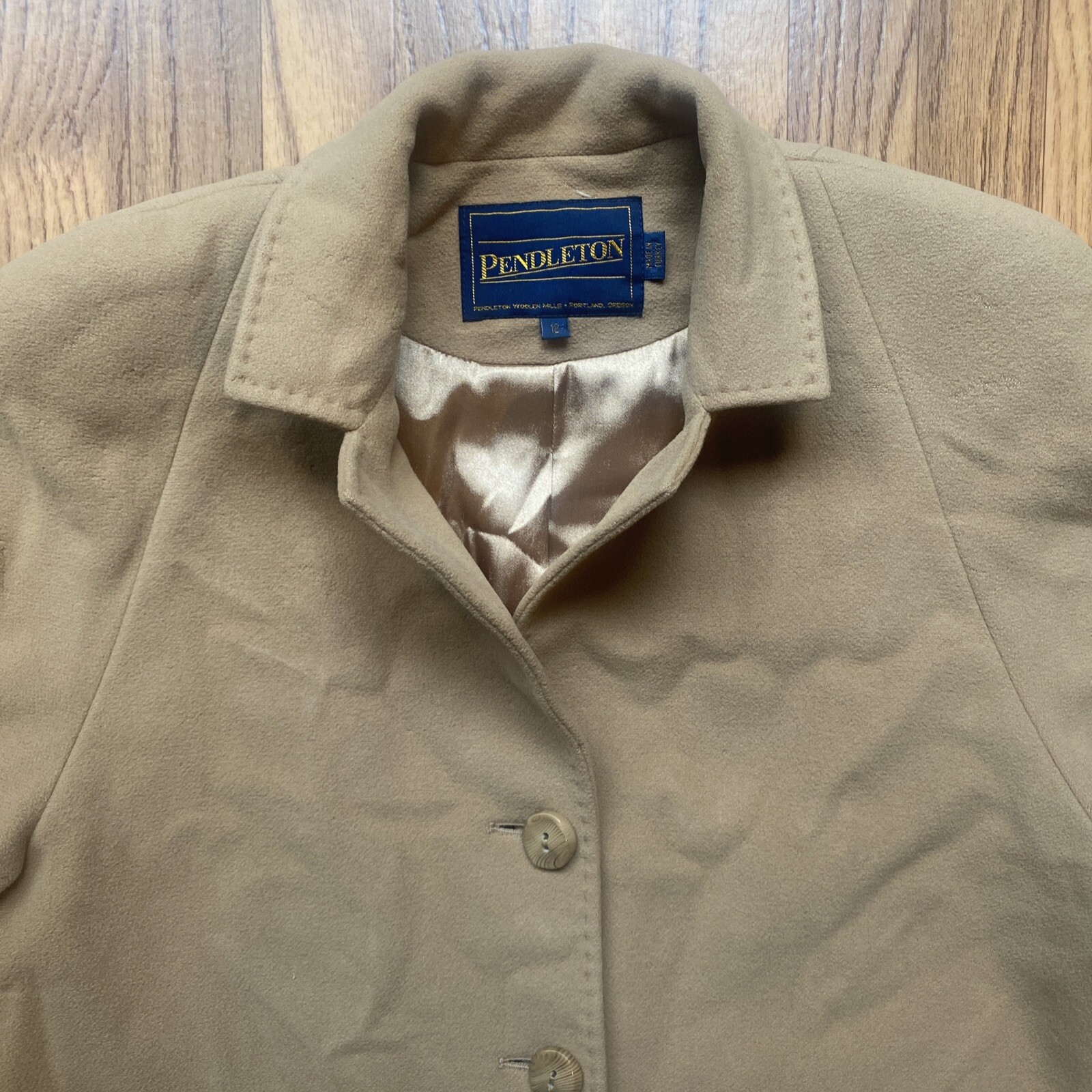 Vintage Pendleton Wool Jacket Blaizer; Womens Siz… - image 3