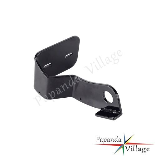 Black Left Side Mount License Plate Holder Iron Bracket For Harley Nightster 975 - Picture 7 of 8