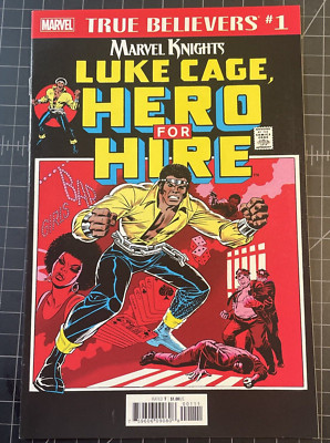 True Believers: Marvel Knights Luke Cage: Hero for Hire | NM Marvel Comic 2018
