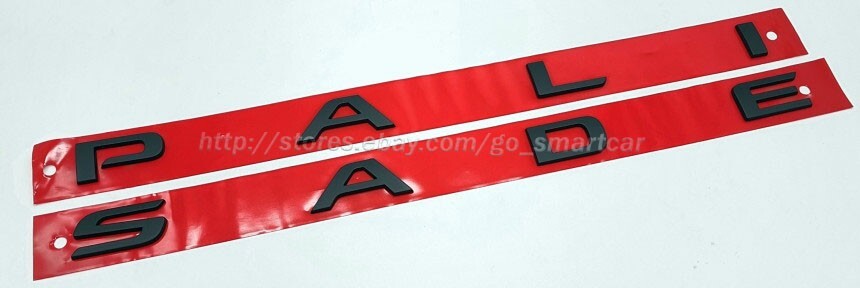 Black PALISADE Emblem – Fits Hyundai Palisade 2020-2025 – Simple Swap