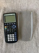 Nice Texas Instruments TI-83 Plus Graphing Calculator W/Clear Cover (28)