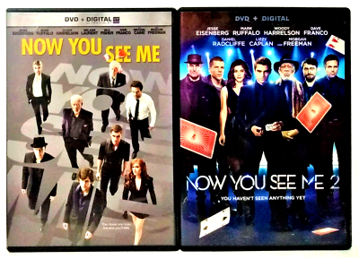 NOW YOU SEE ME (DVD) Jesse Eisenberg, Morgan Freeman, Mark