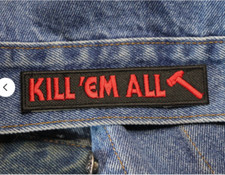 Metallica Patch Kill em All Iron-on Embroider...
