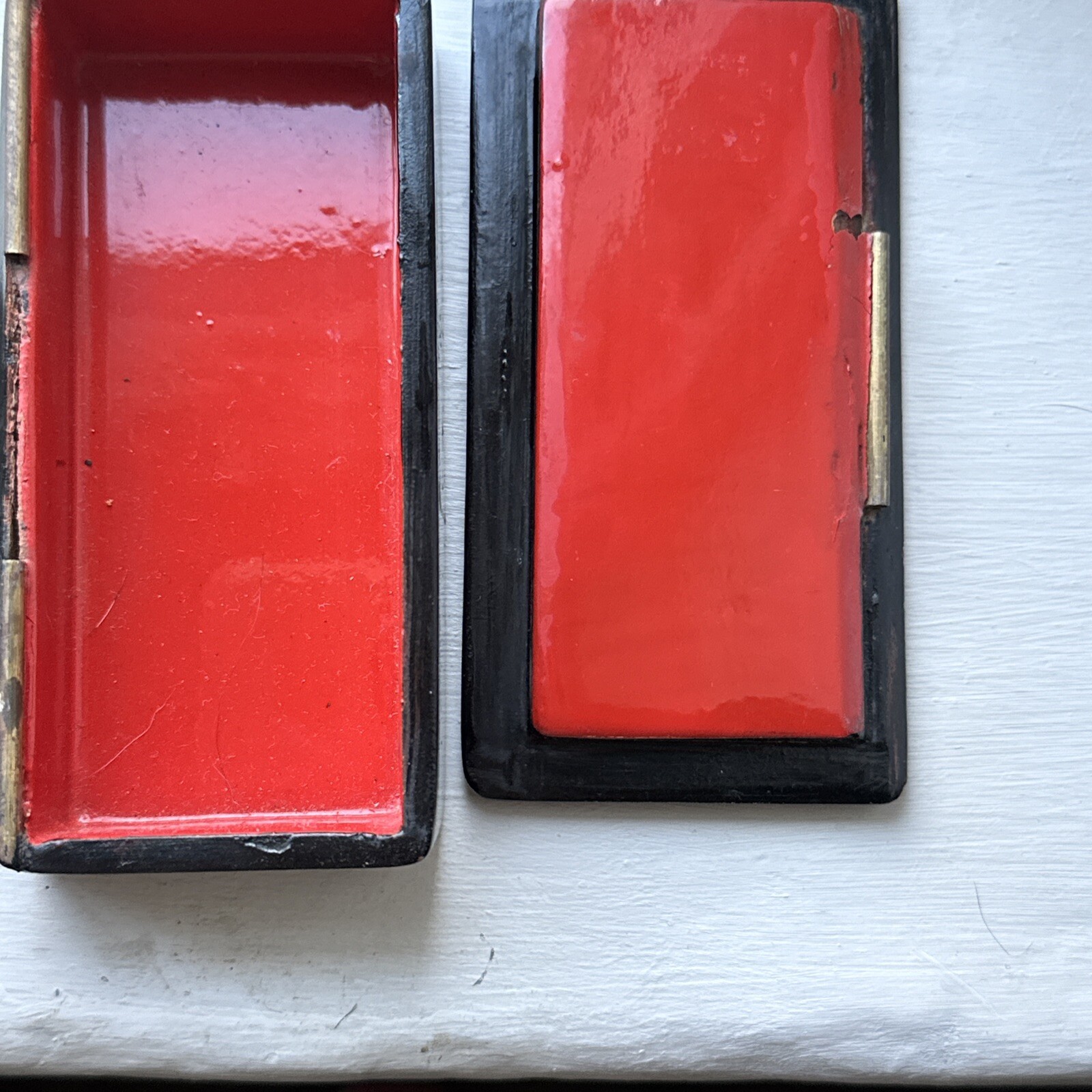 Lot of 2 Vintage Russian Hand Painted Lacquer Box 2 signed prince