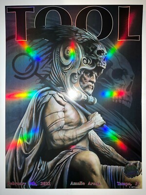2022 TOOL TAMPA FL POSTER CONCERT TOUR 2/9/22 ADI GRANOV /650 | eBay