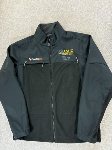 California Golden Bears Mountain Hardwear Soft Shell Jacket (Men's Large) Black