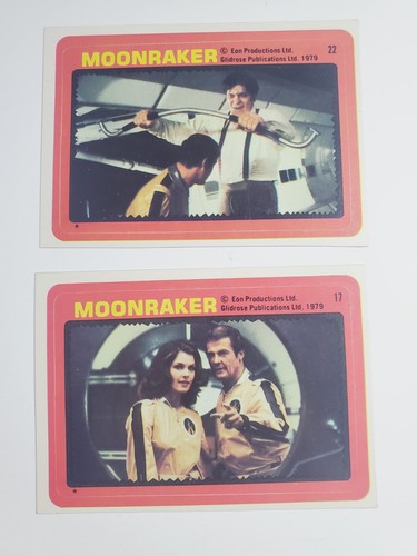 1979 Topps Moonraker 007 James Bond Juego Parcial de Tarjetas Coleccionables 78 Cartas 10 Pegatinas - Imagen 8 de 8